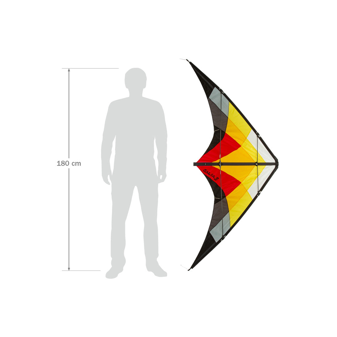HQ Lenkdrachen Salsa III Blaze | Allround Drachen